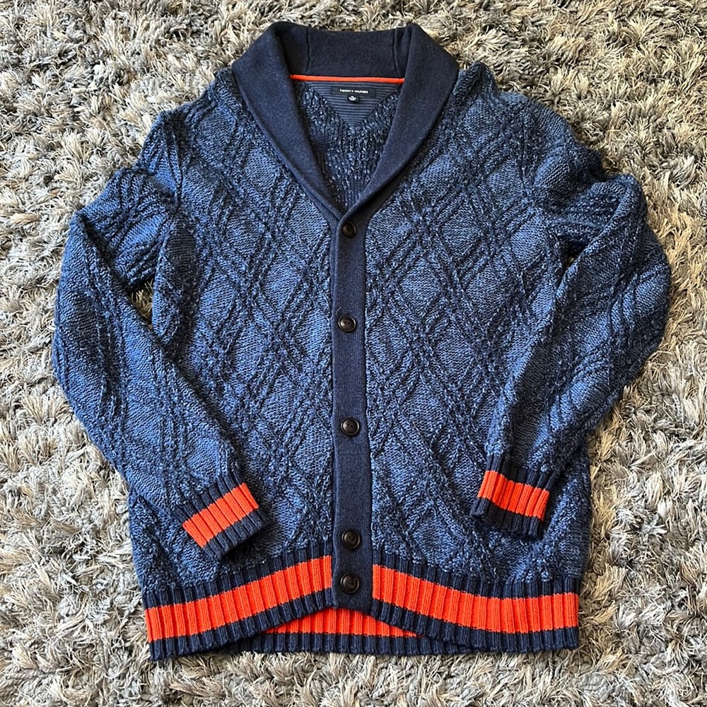 Tommy Hilfiger Mens Button Up Cardigan Size XLarge